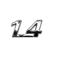 Emblema Letreiro numeral Linha Fiat 1.4 Idea Palio Siena Strada Doblo Palio Weekend Fire 2001/ 2010 Paralama Porta Malas