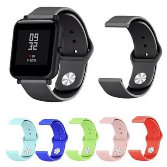 Pulseira de Silicone 22mm Para Smartwatch  Haylou/Amafit GTR / Samsung/ Pace/ Stratos e Similares