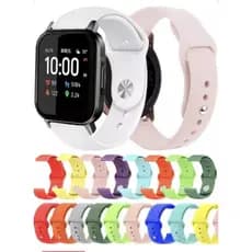 Pulseira SILICONE 20mm e 22mm para P68/p70/p80/t80/Amazfit Gts/ Bip/Stratos Gtr Gtr2 Haylou Ls05