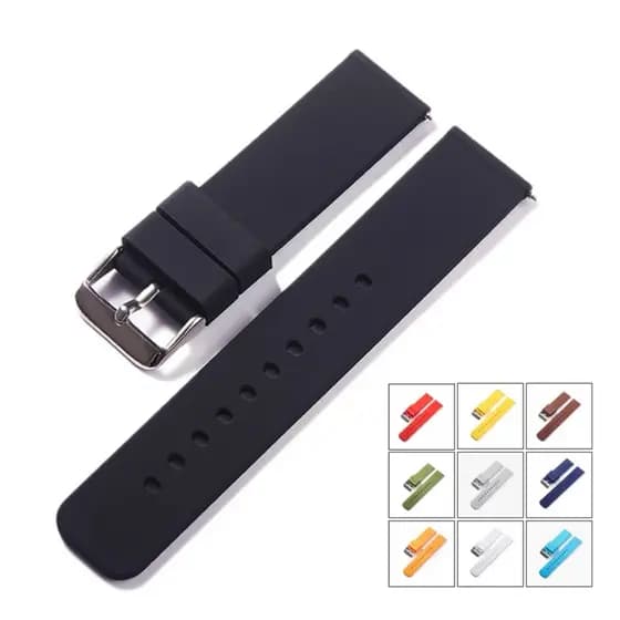 Pulseira 16mm de silicone DOIS FECHO B57 Smartwatch Hero Band 3 Com Par de Pinos 16mm