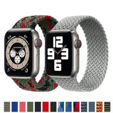 PULSEIRA ELOA NYLON PARA RELÓGIO SMARTWATCH MEDIDA 49mm 45mm 44mm 42mm 41mm 40mm 38mm TAMANHO M