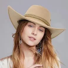 Chapéu Cowboy Australiano importado Com Cordão várias cores