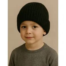 Touca gorro de lã canelada infantil várias cores feitas no Brasil