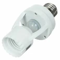 Soquete Sensor De Presença Luz Iluminação E27 Movimento 360°