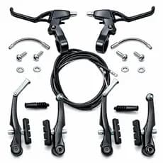 Kit de Freio V-brake Orbital Aluminio C/ Maçaneta Tipo Logan Jogo De Freio Bicicleta V-break TL