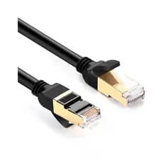 Cabo De Rede Rj45 Ugreen Cat7 F/ftp Nw107 Preto 2 Metros