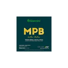 Encordoamento Corda Violão Nylon Giannini Mpb Cristal Prata
