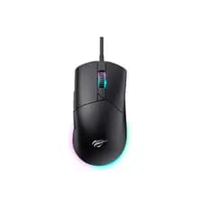 Mouse Gamer Havit Ms1038 8000 Dpi 7 Botões Rgb Preto - Preto