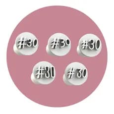 Carimbo / Marcador Tema # 30 para Brigadeiros Docinhos