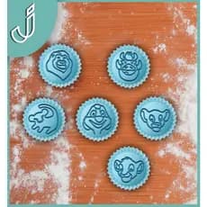 Carimbos tema Rei da Selva Leão  para Decoração de Docinhos e Brigadeiros