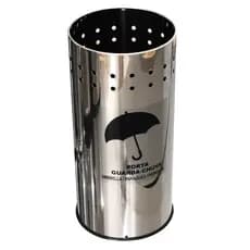 Suporte Porta Guarda Chuvas 25 Litros Inox Resistente Organizador Para Entrada Escritório Recepção Hotel Restaurante