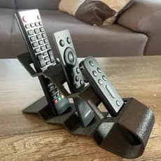 Suporte para 3 Controles TV Sala