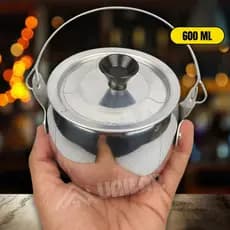 Mini Caldeirão porção nº10 cm - 600 ML (drinks porções festas eventos bares ) caldeirãozinho bojudo bojudinho pequeno miniatura
