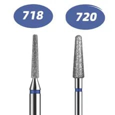 Brocas Diamantada 718 720 Cutícula Unha Motor Kit Brocas