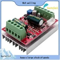 Controlador De Motor Sem Escova DC 6-60V 400W BLDC Trifásico PWM Hall Placa De Driver De Controle 12V 48V