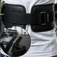 Kit Cinto Musculação Para Agachamento Cross Fit E Luvas Strep Gancho Academia Musculação Fitness