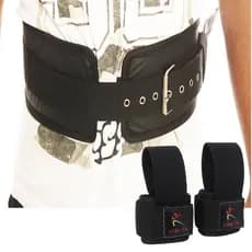 Cinto Musculação Para Agachamento E Crossfit Profissional + Tala Strap Levantamento De Peso Fitness