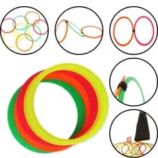 Kit de Argolas para Treino Funcional Passada 12 unidades Cores Variadas