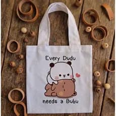 Bolsa Ecobag Bubu e Dudu Personalizada