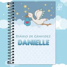 Diário Caderno Recadinhos Bebê Colorido A6 + Brinde Marcador Página