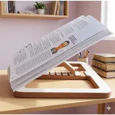 Suporte Apoio Ergonômico para Leitura de Apostilas Livros + Suporte Para Celular Tablet Kindle