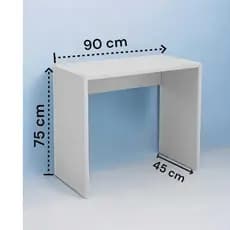 Escrivaninha Simples 100% MDF Pequena e Moderna quarto sala escritório mesa multiuso apoio