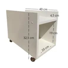 Suporte Para CPU Gabinete Setup e Estabilizador Nobreak Com Rodízios Escritório Home Office Gamer