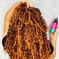 Modelador e Ativador de Cachos Spray Protetor Térmico Finalizador Cabelos Sem Frizz Condicionante