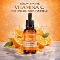 Sérum Facial Vitamina C Dermachem Niacinamida + Ácido Mandélico Para Pele Iluminada com Aparência Uniforme