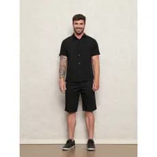 Camisa Masculina Manga Curta Casual – Confortável, Leve e Ideal para o Dia a Dia