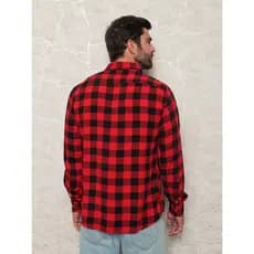 Camisa Xadrez Masculina Manga Longa Festa Junina Radesca Cowboy 100% Algodão Premium Envio Imediato