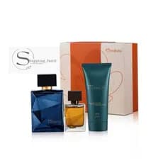 Kit Presente Natura Essencial Oud Perfume + hidratante corporal + miniatura essencial tradicional