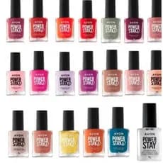 kit 15 Esmalte Gel Avon Power Stay 9g  Cada