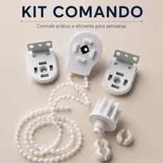 Kit Comando Completo para Persiana Rolô com Corrente Tubo 32 mm