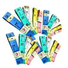 Kit 20 Fitas Métrica Costura Colorida Corporal Medidas 1,50 CM