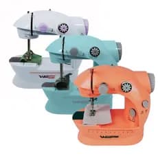 Mini Maquina Costura Portátil Elétrica + Pedal Bivolt 110v-220v
