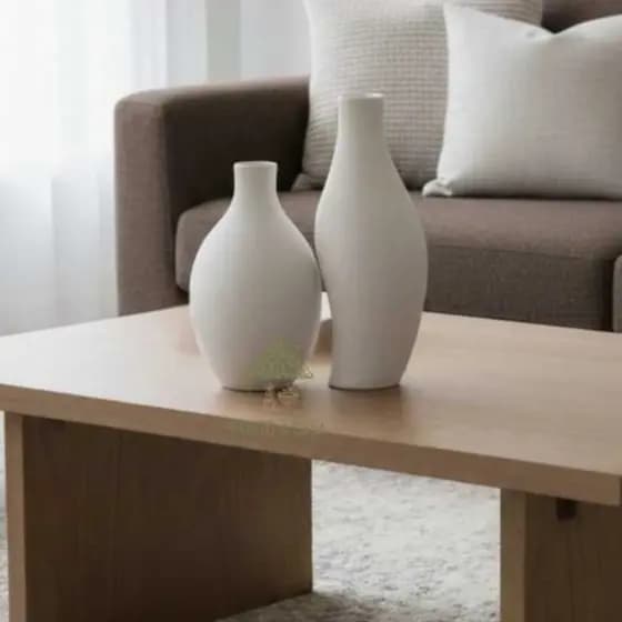 Vaso Decorativo Conjunto de Vaso Decorativo Para Sala Off White