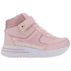 Tenis Infantil Menina Feminino Botinha Sapato Menina Rosa