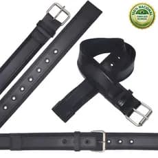 Cinto Masculino Lona 2 Bordas 4cm Couro Sintético L50 Pto