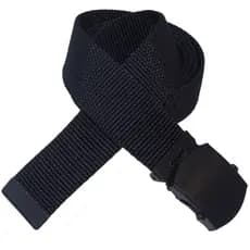 Cinto Masculino Militar Fivela Engate Rápido Calça Comum 3,5 Cor Preto