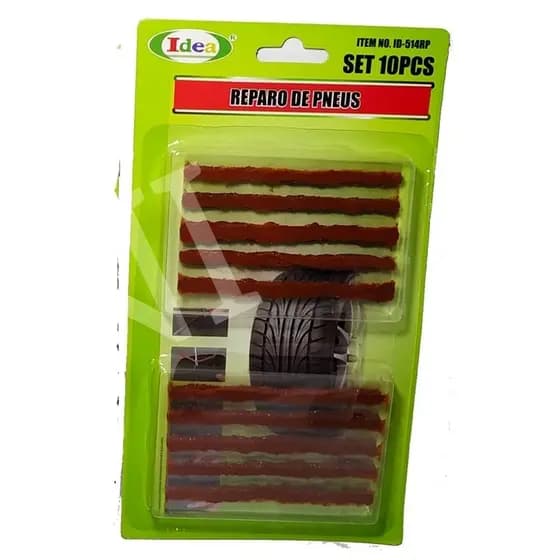 Refil Para Pneu Sem Camara Remendo 10 Macarrao Reparo