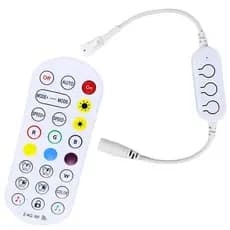 Controlador Inteligente Bluetooth RGB 2.4G APP WS2811 6803 5V a 24V