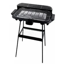 Churrasqueira Elétrica 2 Em 1 Preta 2000w Com Pedestal Casa