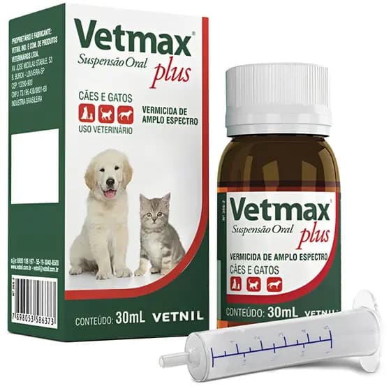 Vetmax Plus Suspensao Oral 30 Ml