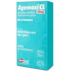 Agemoxi CL Agener com 10 Comprimidos Antimicrobiano - 50mg