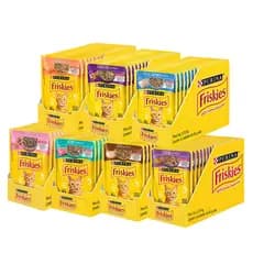 Ração úmida Friskies Sabores Variados para Gatos 15x85 g