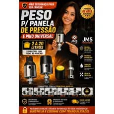 Peso P/Panela De Pressão e Pino Universal - 2 a 20 litros