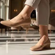 Sapato Scarpin Feminino Salto Baixo Grosso Bloco Moleca Novo