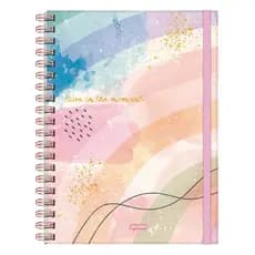 Caderno Neo Com Ia - La Creme - Tamanho Universitário | Folhas Reposicionáveis - Jandaia