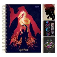 Caderno Universitário10X1 Harry Potter 200 Folhas Jandaia